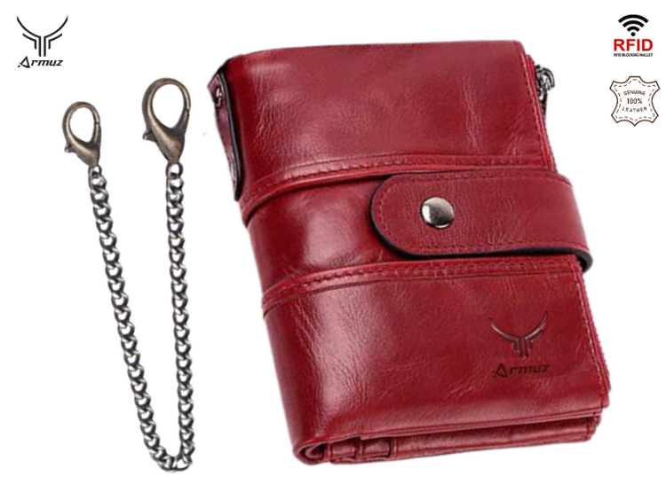 BILLETERA DE CUERO VACUNO CON PROTECCIÓN RFID. MUJER BP804 - 3