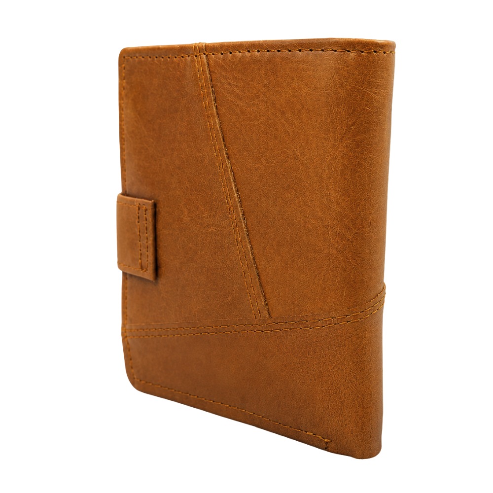 BILLETERA ARMUZ KA0061 CUERO CAMEL VACUNO CON PROTECCIÓN RFID COD - 4