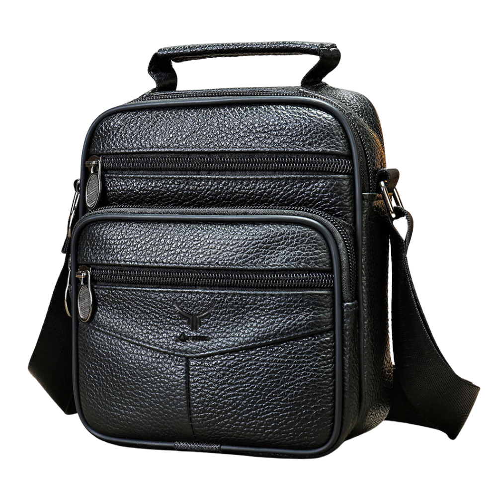 MORRAL DE CUERO VACUNO. HOMBRE. 6107 - 1