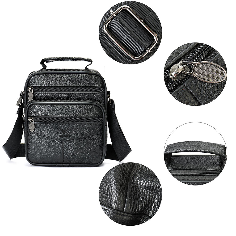 MORRAL DE CUERO VACUNO. HOMBRE. 6107 - 5