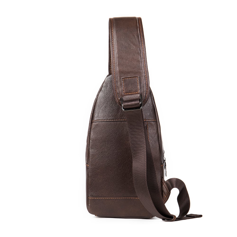 PECHERA ARMUZ 7702 CUERO CAFÉ VACUNO - 6