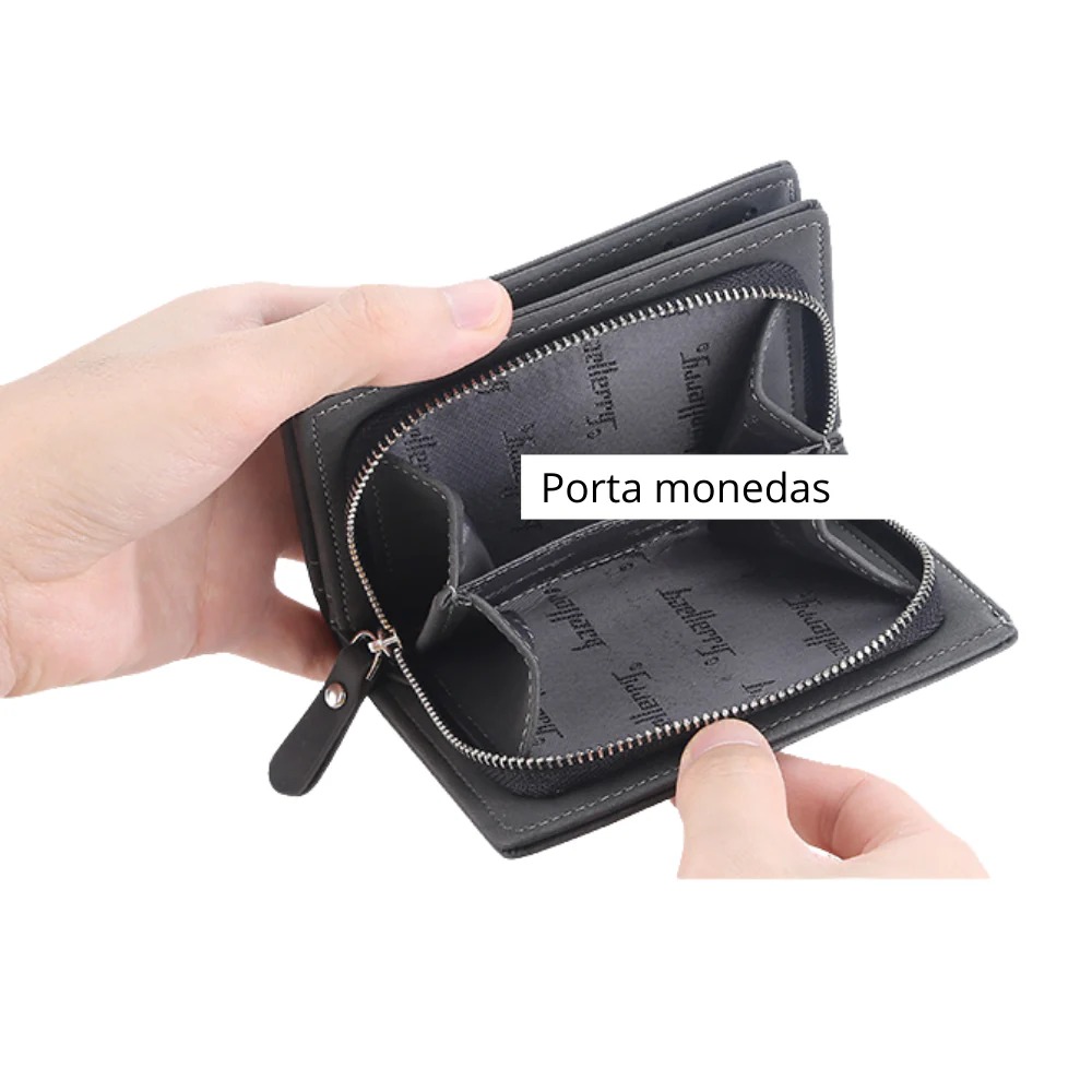 BILLETERA BAELLERRY D3241 CUERO VEGANO - 5