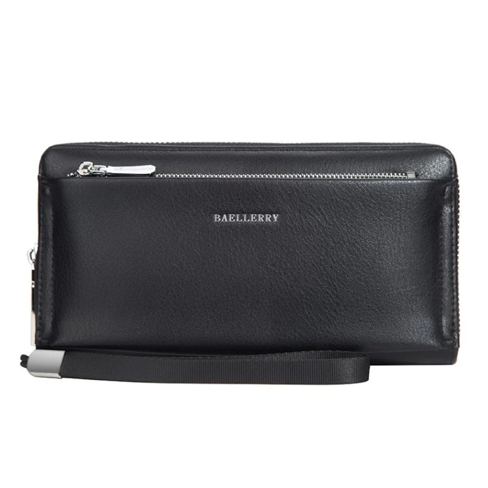 BILLETERA BAELLERRY S1081 CUERO VEGANO TIPO CHEQUERA - 1