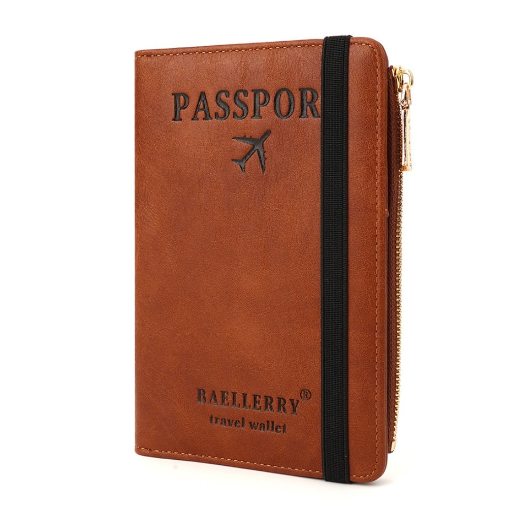 BILLETERA Y PORTA PASAPORTE BAELLERRY K2392 CUERO VEGANO - 1