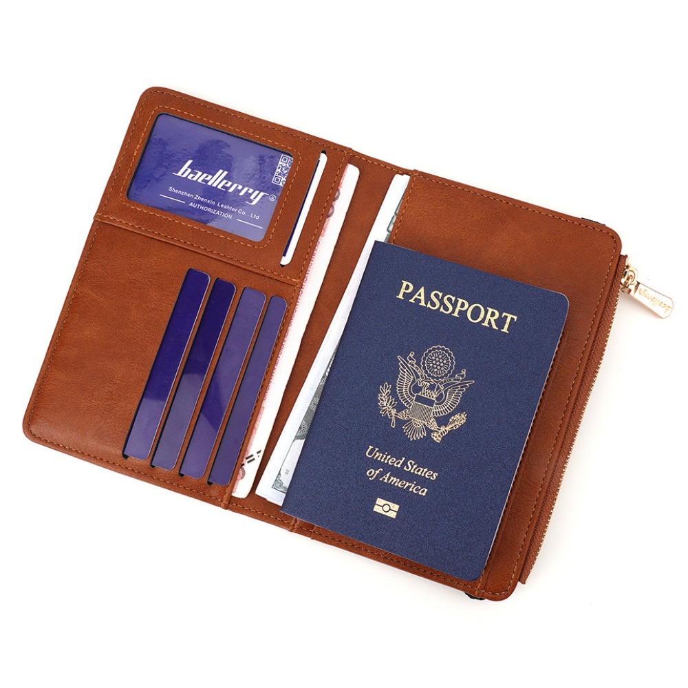 BILLETERA Y PORTA PASAPORTE BAELLERRY K2392 CUERO VEGANO - 2