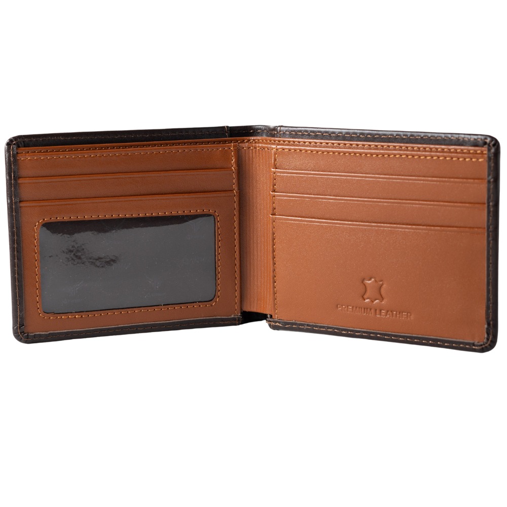 BILLETERA ARMUZ AR17 CUERO PREMIUM DOS CUERPOS - 4