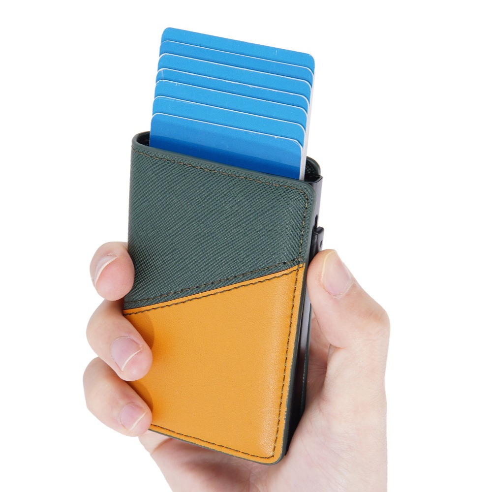 TARJETERO POP UP DE CUERO VEGANO K9290 - 6