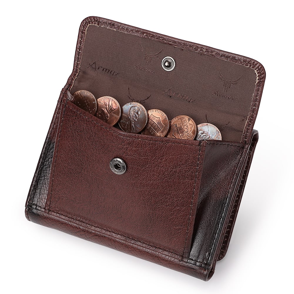 BILLETERA DE CUERO VACUNO DE TRES CUERPOS NOVI AR21 CON RFID. HOMBRE - 4