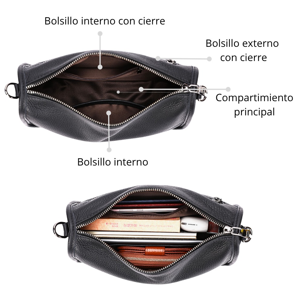 CARTERA DE CUERO VACUNO 7745 - 4