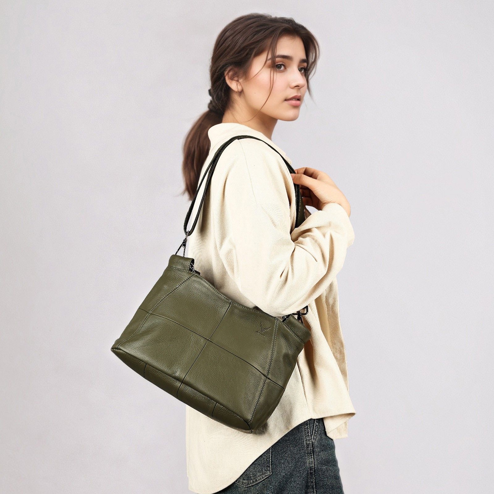 CARTERA DE CUERO VACUNO 7611 - 8