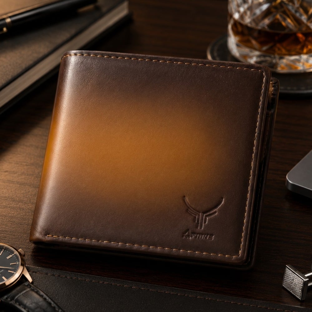 BILLETERA DE CUERO VACUNO PREMIUM 1216 - 1