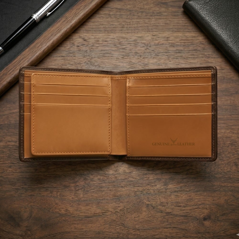BILLETERA DE CUERO VACUNO PREMIUM 1216 - 2