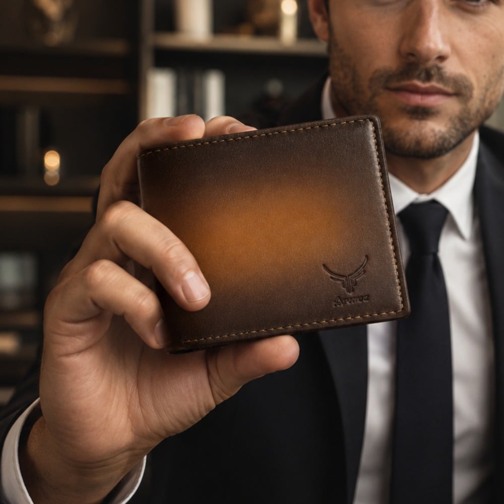 BILLETERA DE CUERO VACUNO PREMIUM 1216 - 3