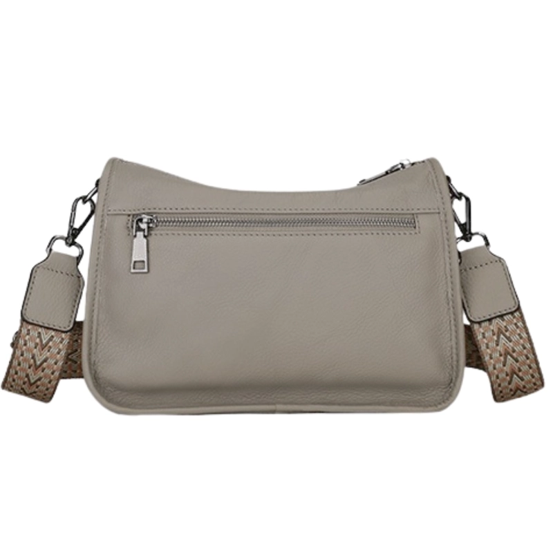 CARTERA DE CUERO VACUNO 7745 CAPUCCINO. MUJER - 7