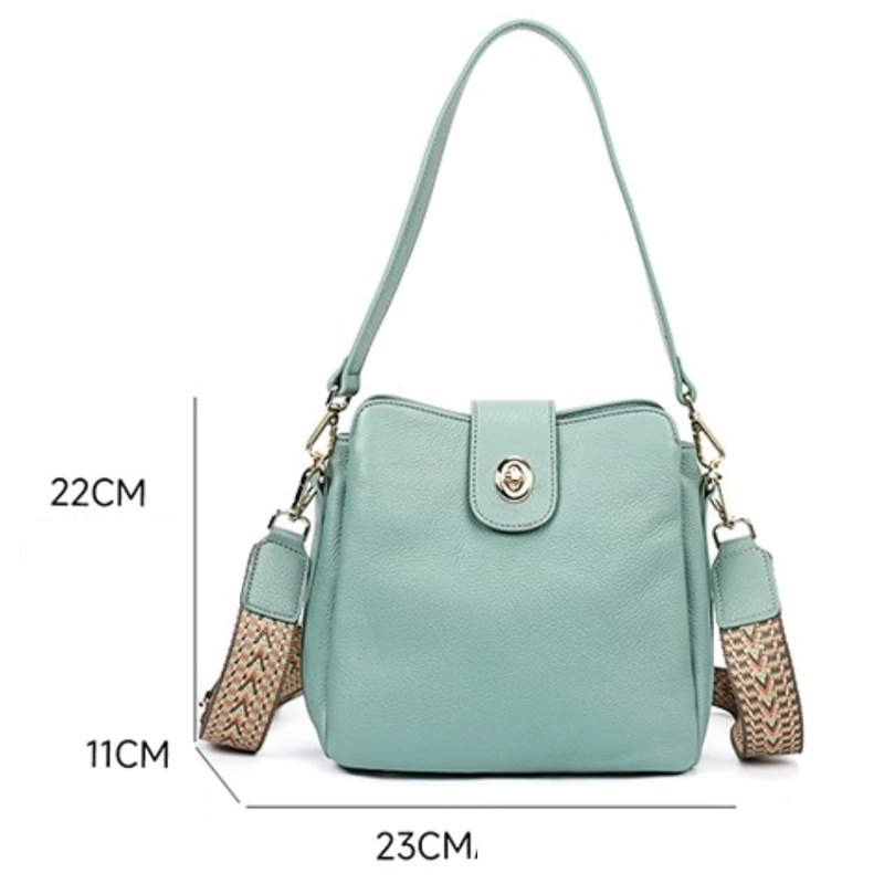 CARTERA DE CUERO VACUNO 7778 DE DISEÑO MODERNO - 10