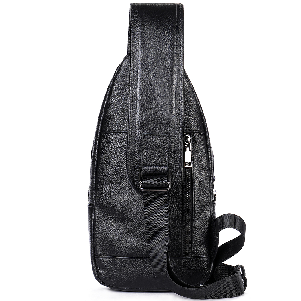 PECHERA DE CUERO VACUNO DE ALTA GAMA 7702 NEGRO - 5