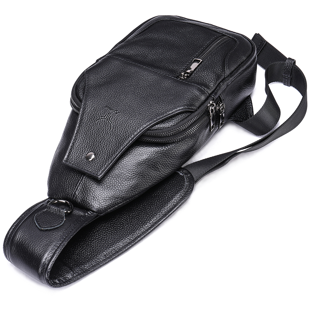 PECHERA DE CUERO VACUNO DE ALTA GAMA 7702 NEGRO - 9