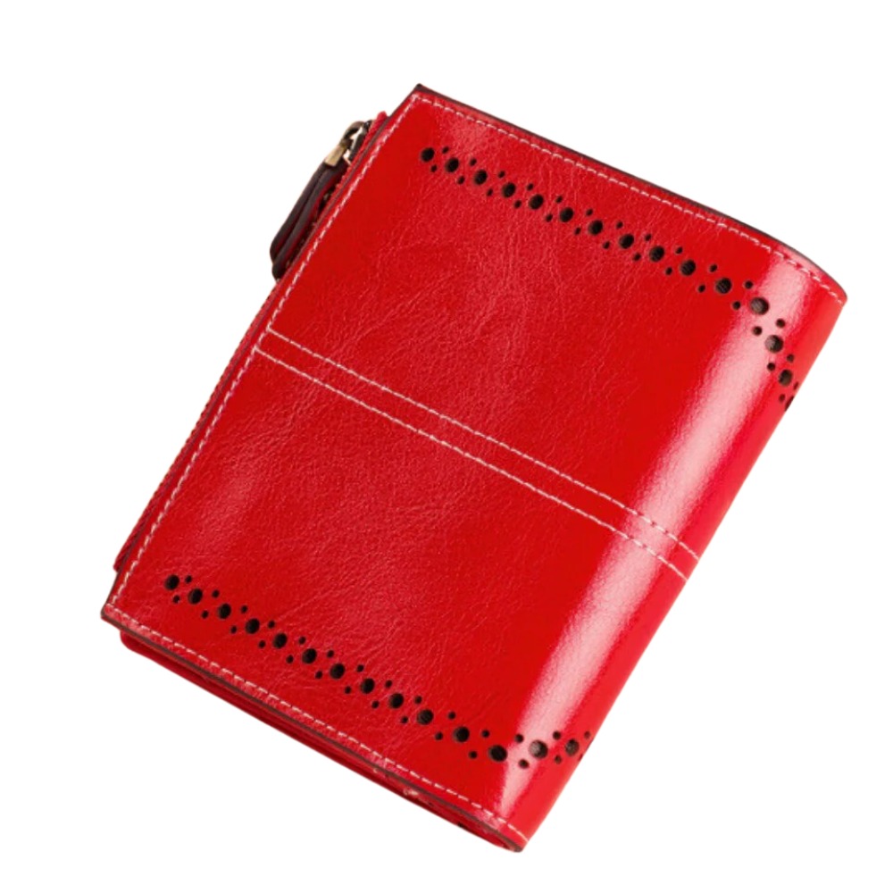 BILLETERA DE CUERO VACUNO 3507 DISEÑO MODERNO CON RFID. MUJER - 5