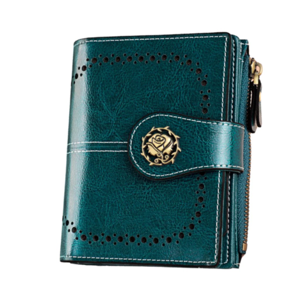 BILLETERA DE CUERO VACUNO 3507 DISEÑO MODERNO CON RFID. MUJER - 7