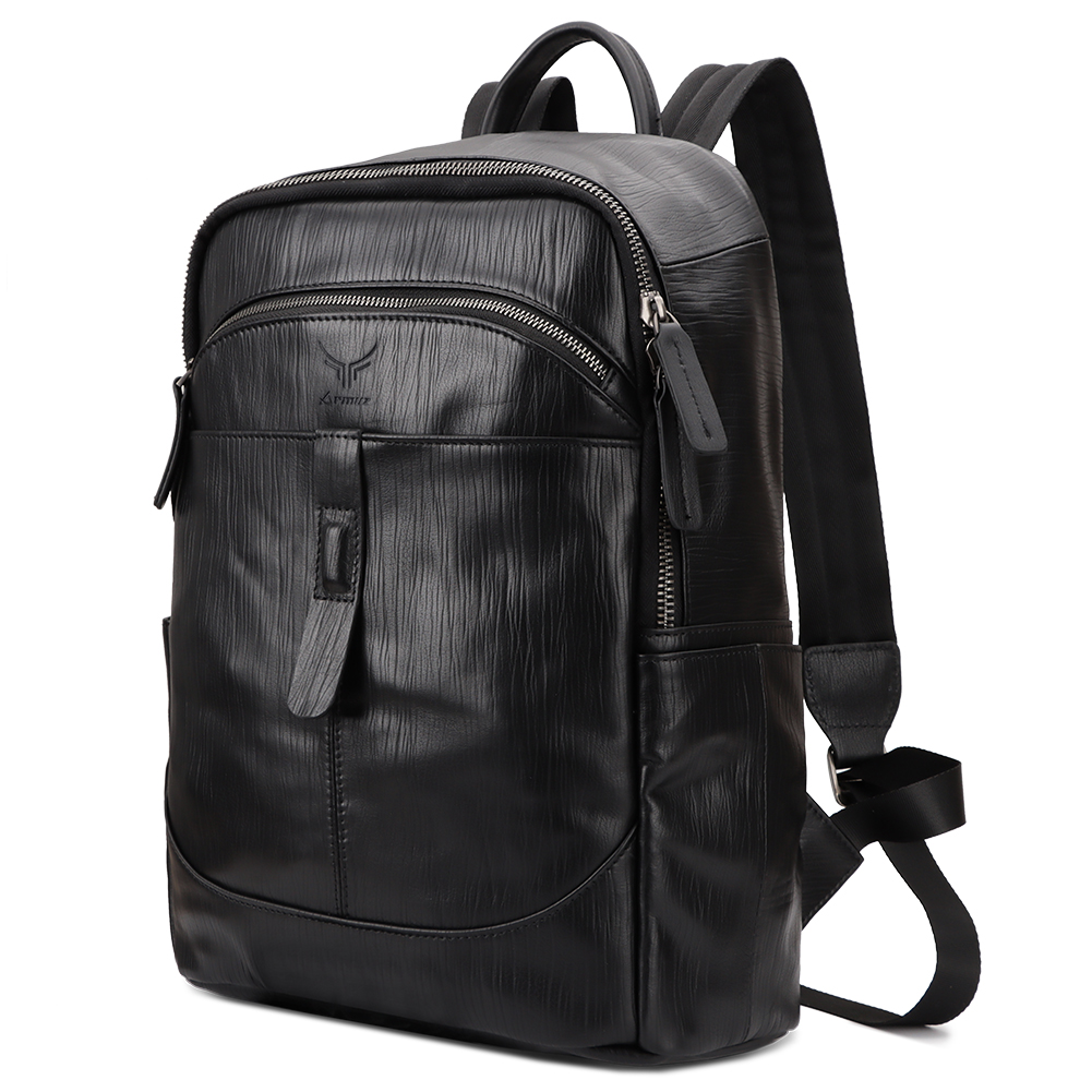 MOCHILA DE CUERO VACUNO -SIRIO- MH662 PARA LAPTOP 13.6' - 1