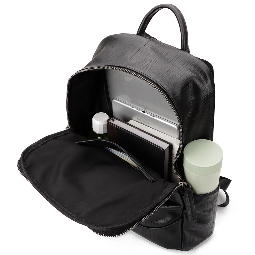 MOCHILA DE CUERO VACUNO -SIRIO- MH662 PARA LAPTOP 13.6' - 2