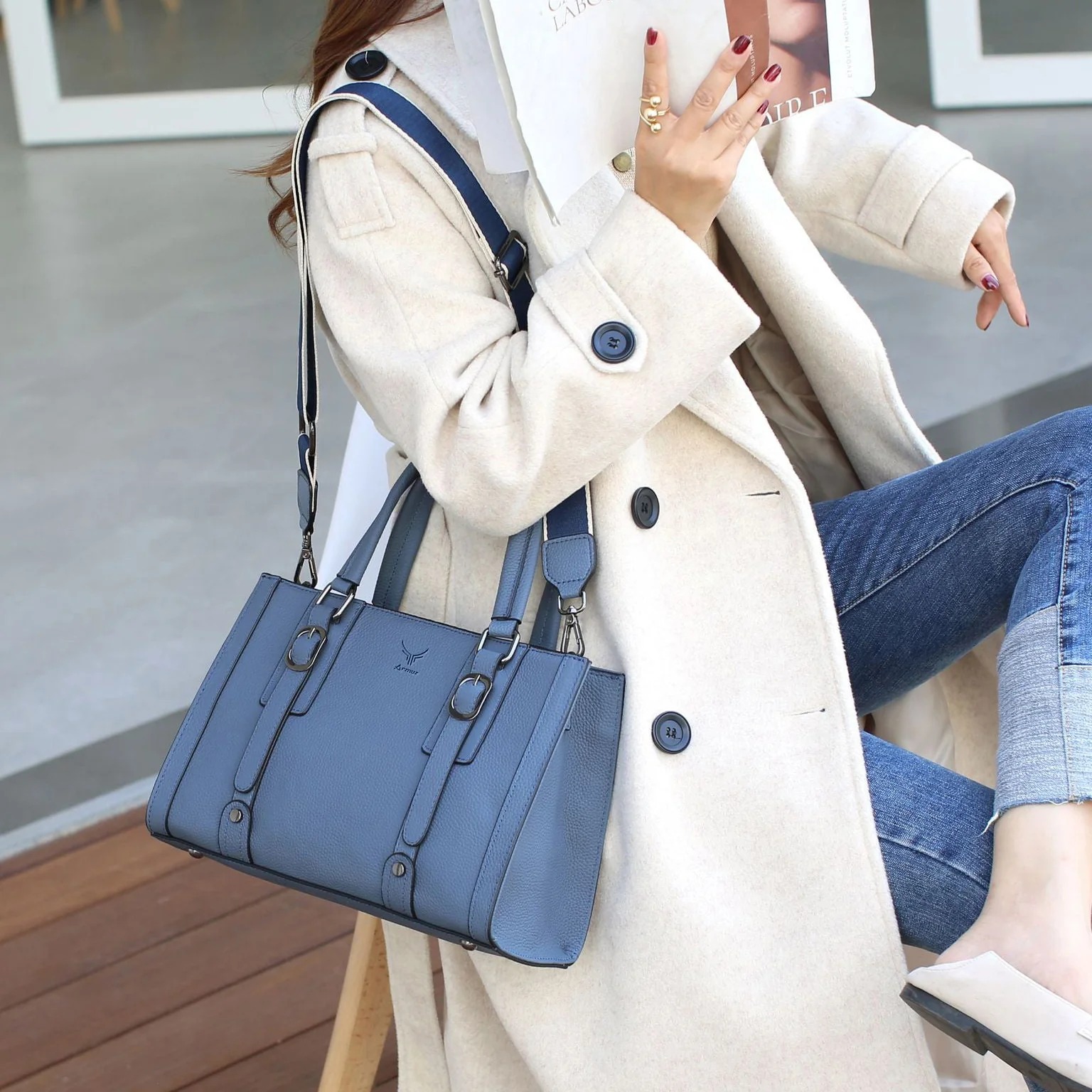 CARTERA DE CUERO VACUNO 5530 - 2