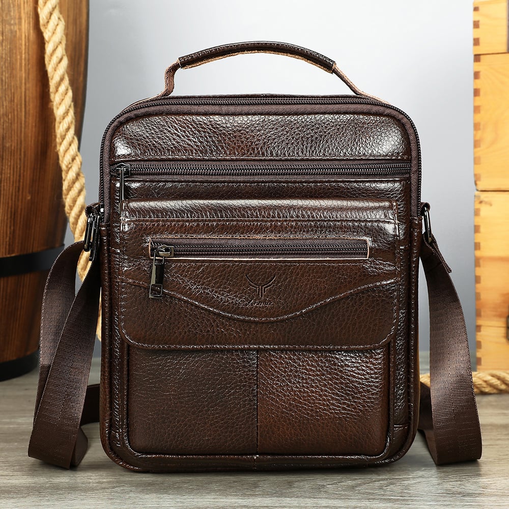 MORRAL DE CUERO VACUNO 6226 - 5