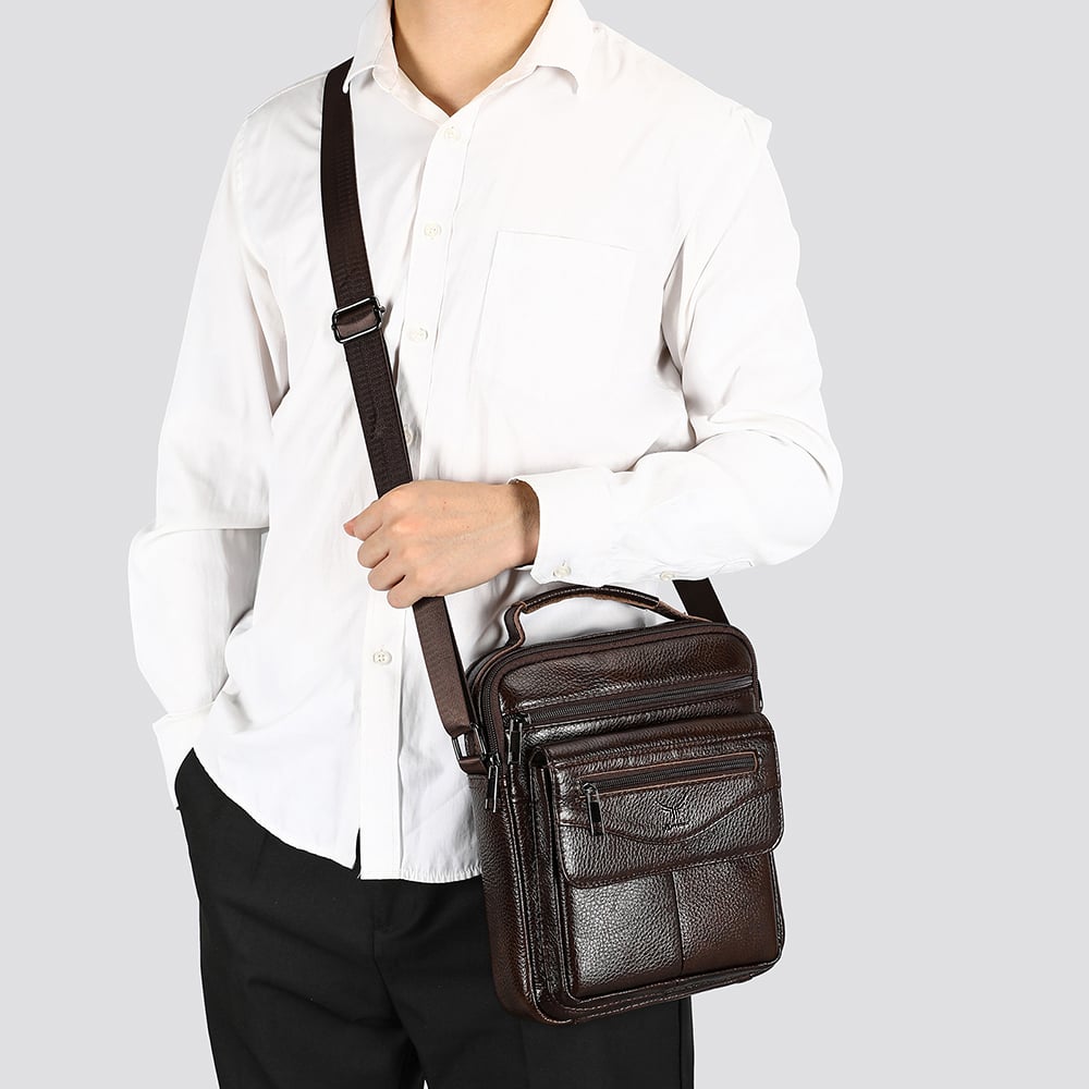 MORRAL DE CUERO VACUNO 6226 - 6
