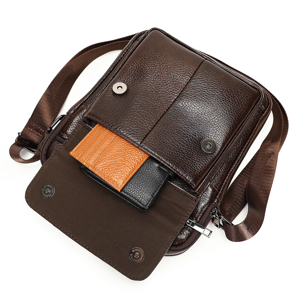 MORRAL DE CUERO VACUNO 6226 - 8