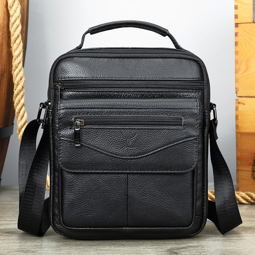 MORRAL DE CUERO VACUNO 6226 - 10