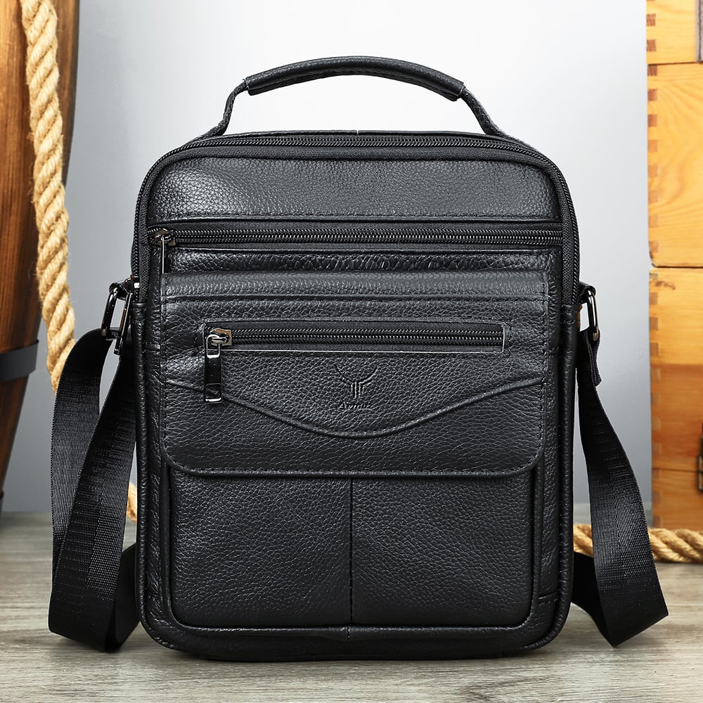 MORRAL DE CUERO VACUNO 6226 - 10