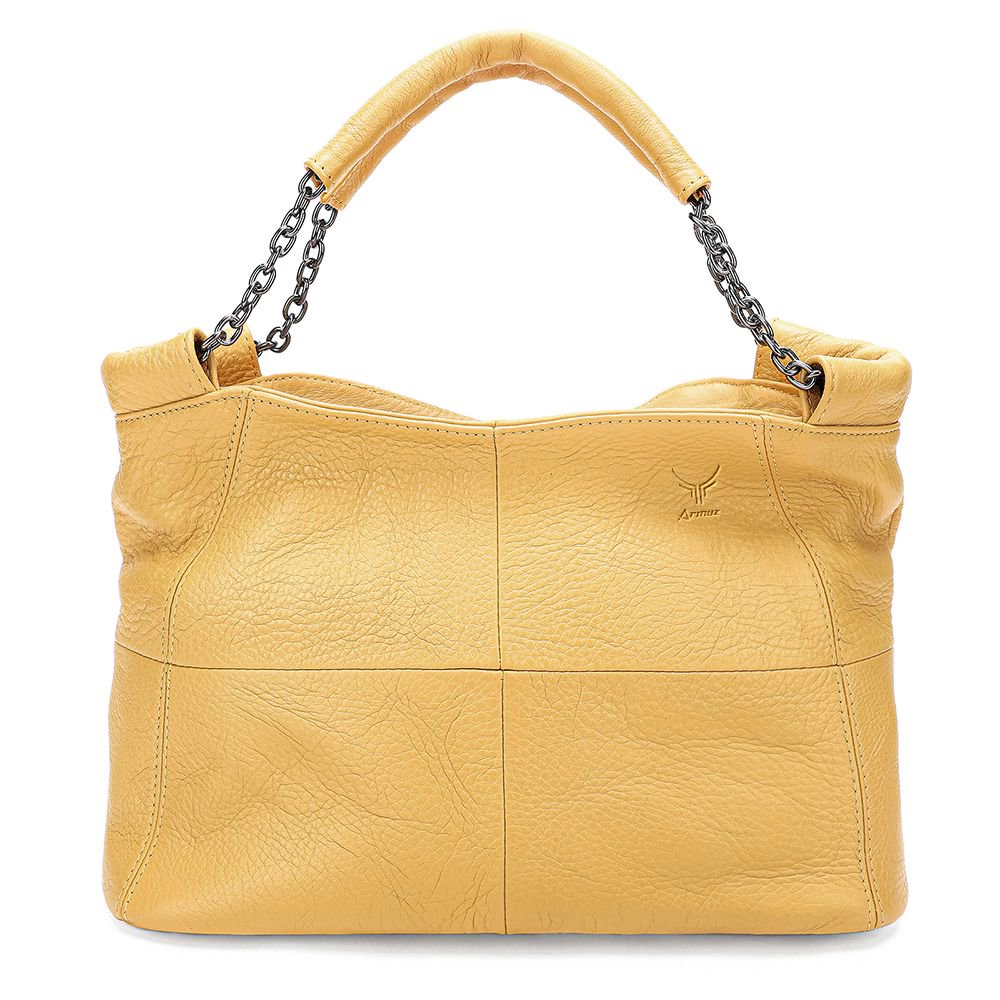CARTERA DE CUERO VACUNO 7611 DISEÑO MODERNO PARA DAMA - 7