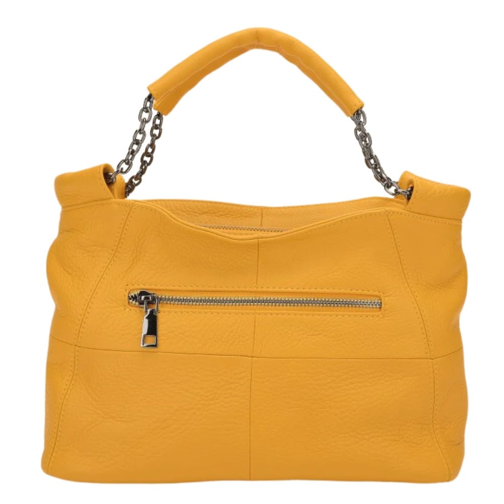 CARTERA DE CUERO VACUNO 7611 DISEÑO MODERNO PARA DAMA - 8
