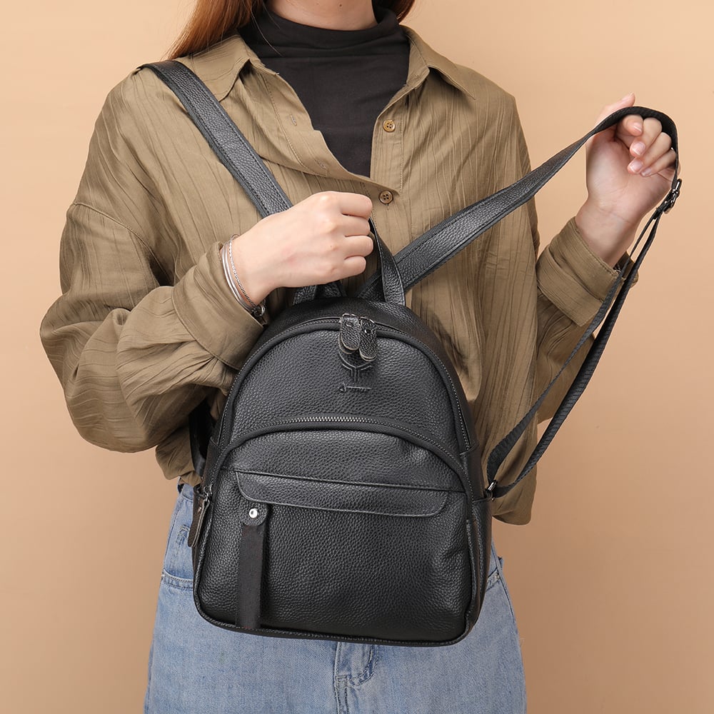 MOCHILA DE CUERO VACUNO IDALIA 319 - 1