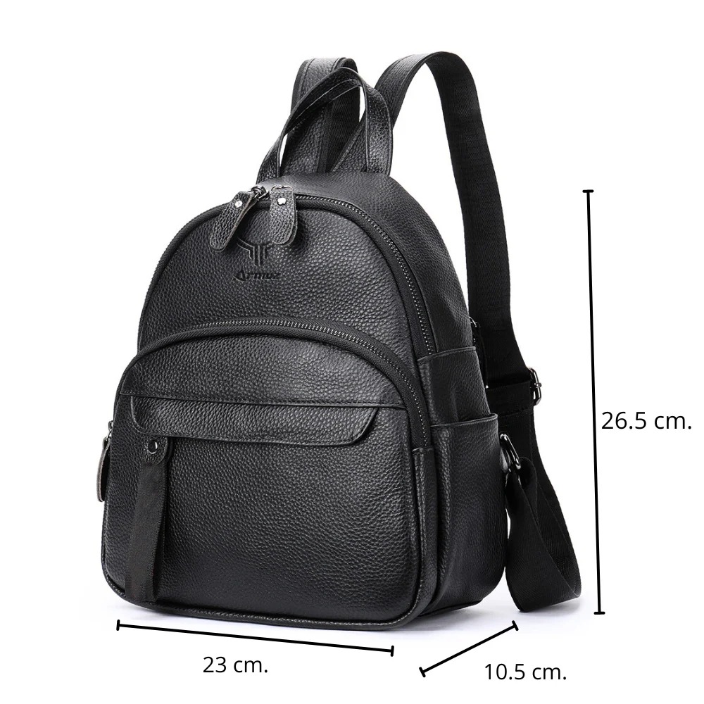 MOCHILA DE CUERO VACUNO IDALIA 319 - 9