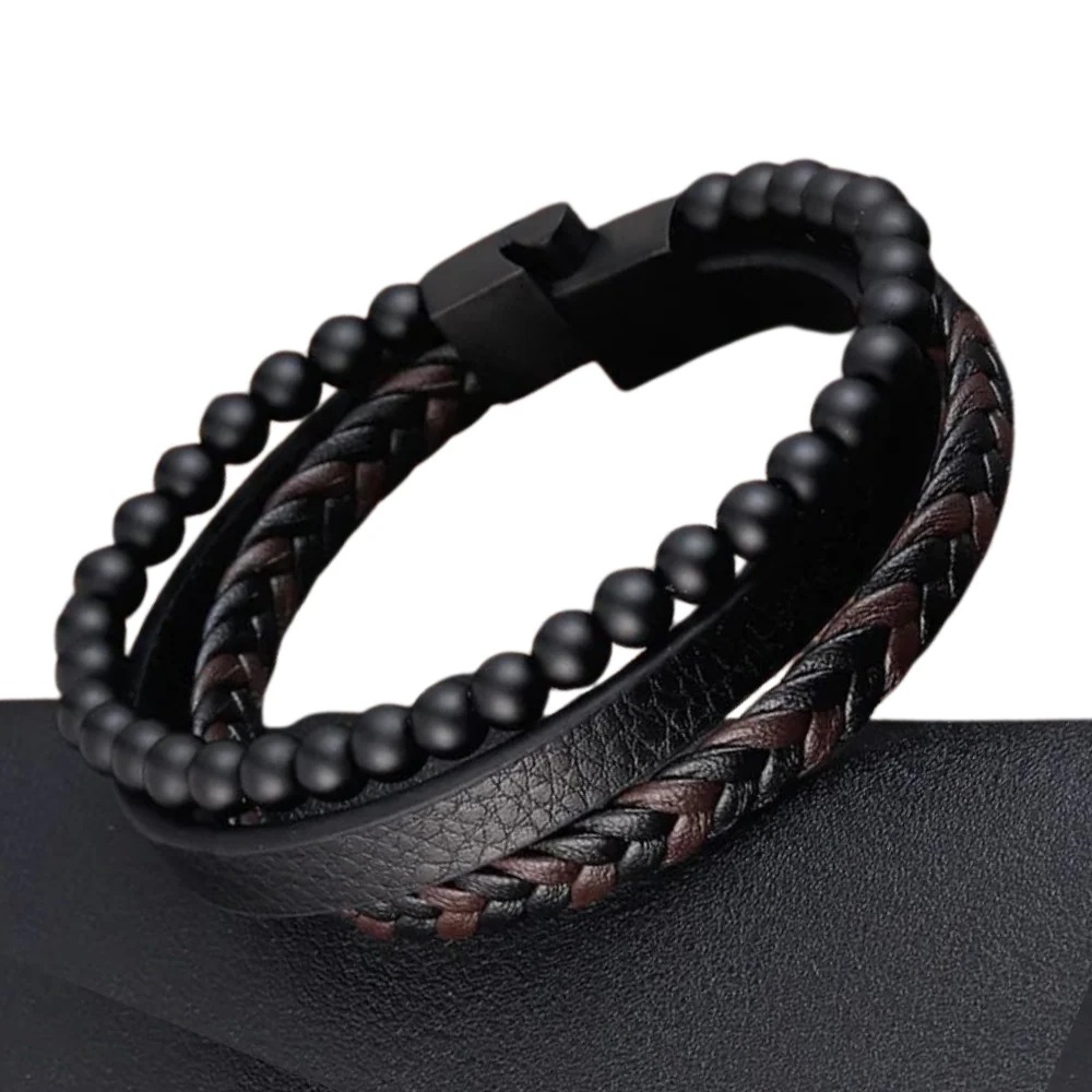 PULSERA DE CUERO MAGNO - 2