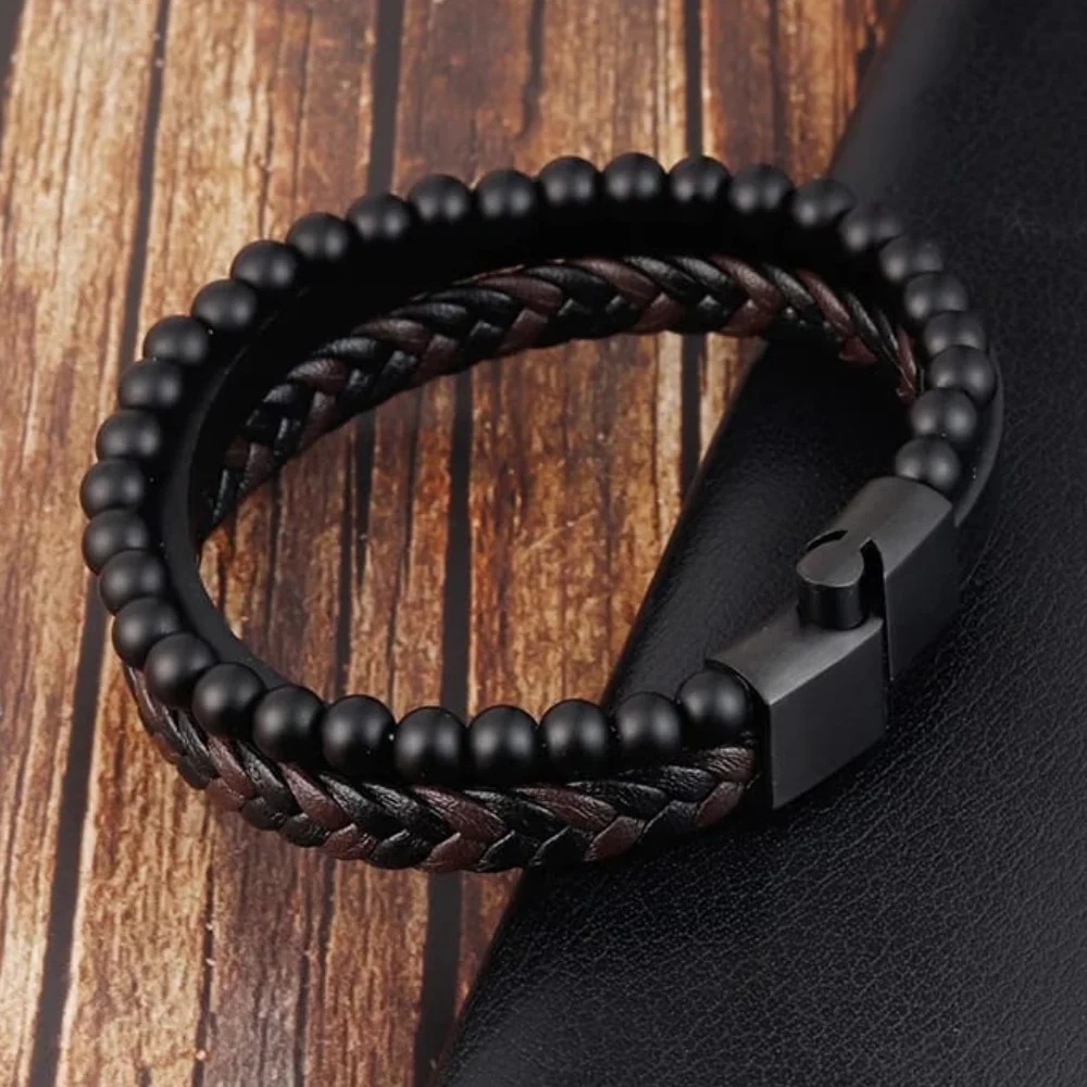 PULSERA DE CUERO MAGNO - 5