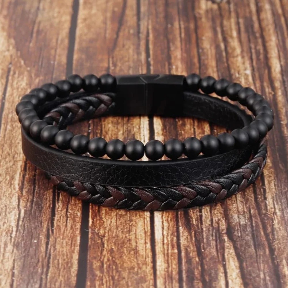 PULSERA DE CUERO MAGNO - 6