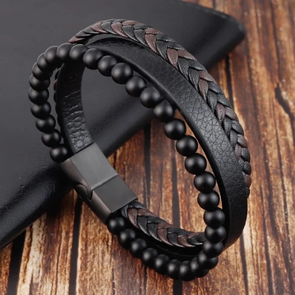 PULSERA DE CUERO MAGNO - 7