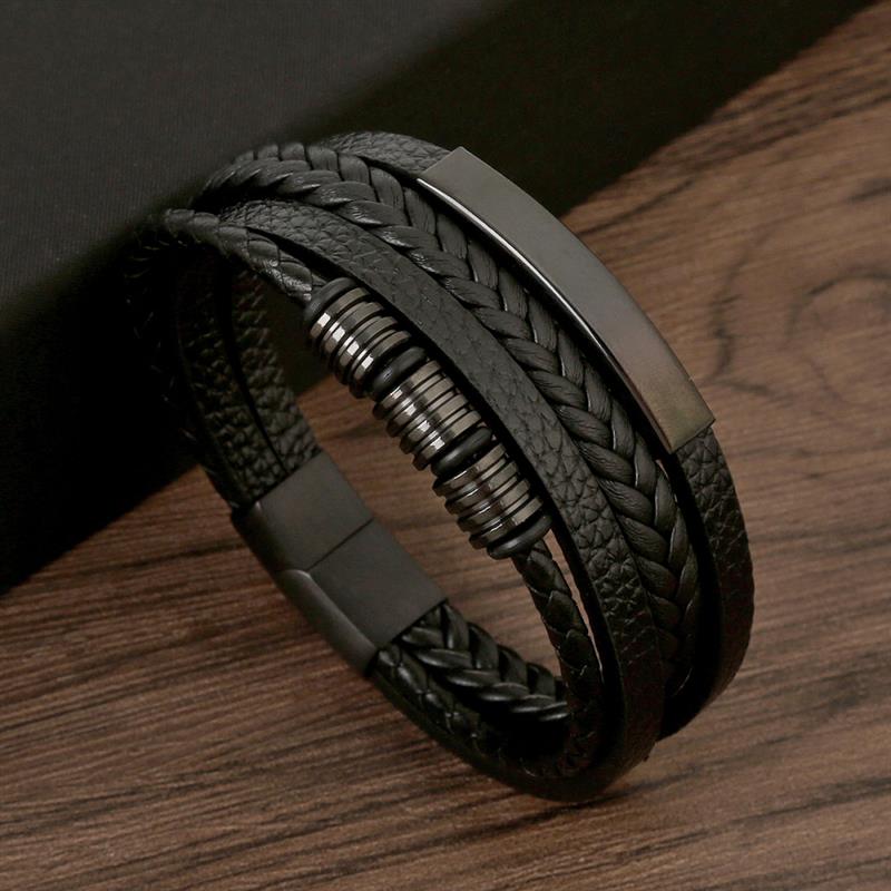 PULSERA DE CUERO EOLO - 1