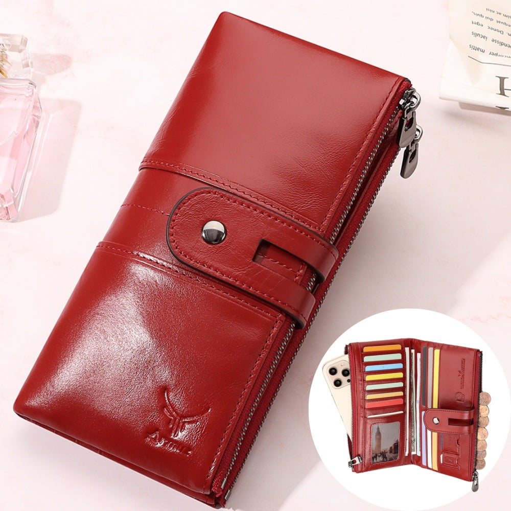 BILLETERA DE CUERO VACUNO PARA MUJER BP803 - 1