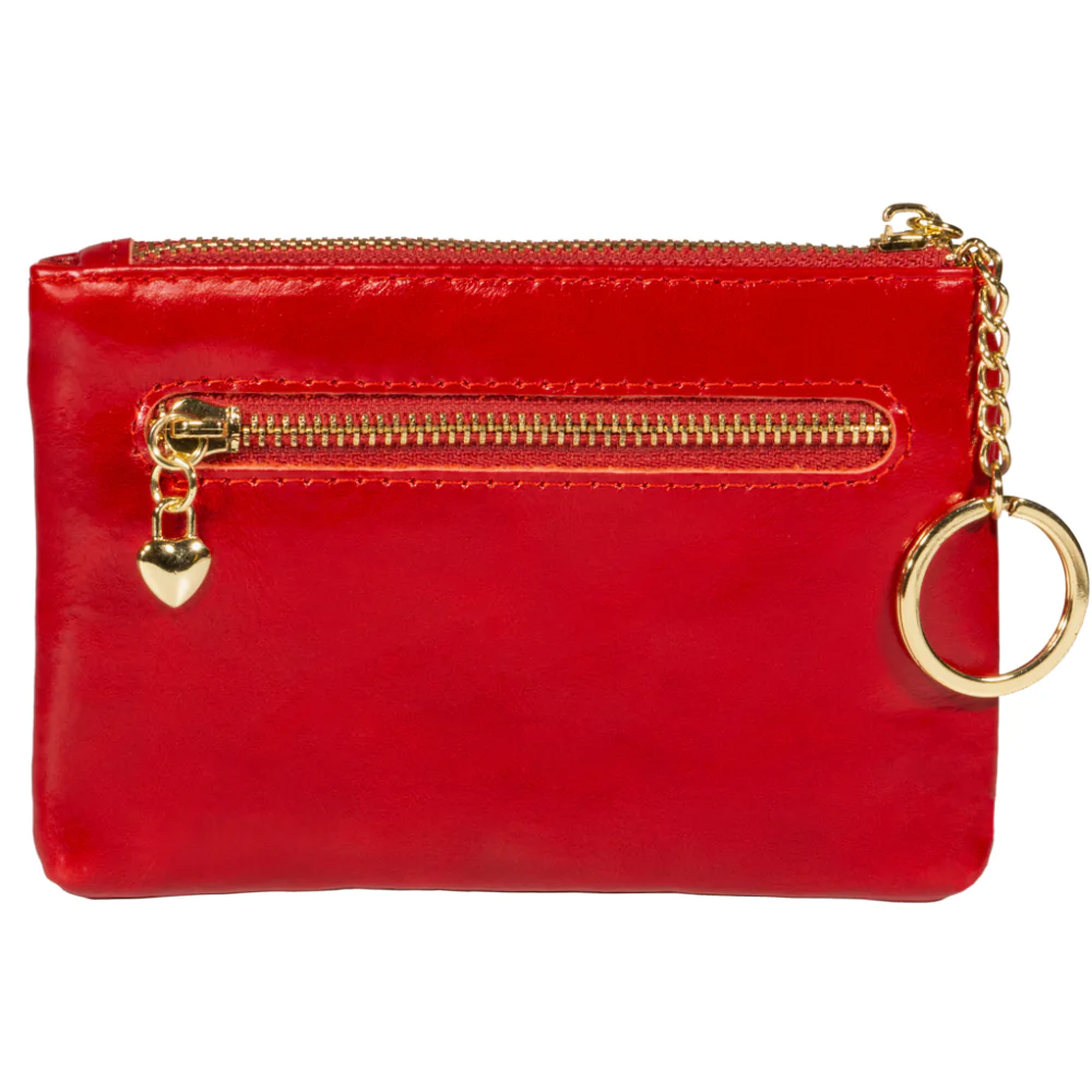 MONEDERO DE CUERO VACUNO LOVE 2039 - 4