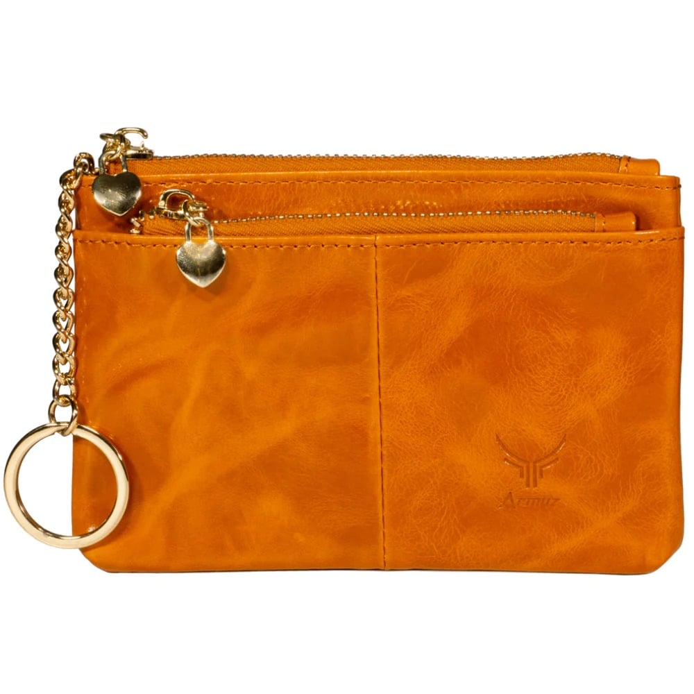 MONEDERO DE CUERO VACUNO LOVE 2039 - 5