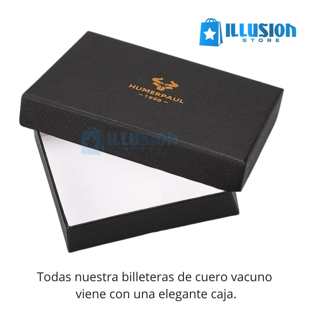 BILLETERA DE CUERO VACUNO CON RFID HUMERPAUL BP931. EJECUTIVA. DAMA - 6