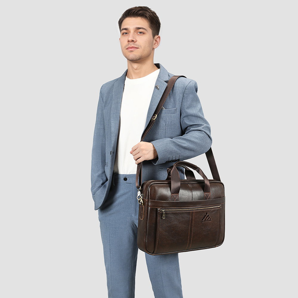 MALETÍN DE CUERO VACUNO ALDEBARÁN -8572- CAFÉ. HOMBRE - 4