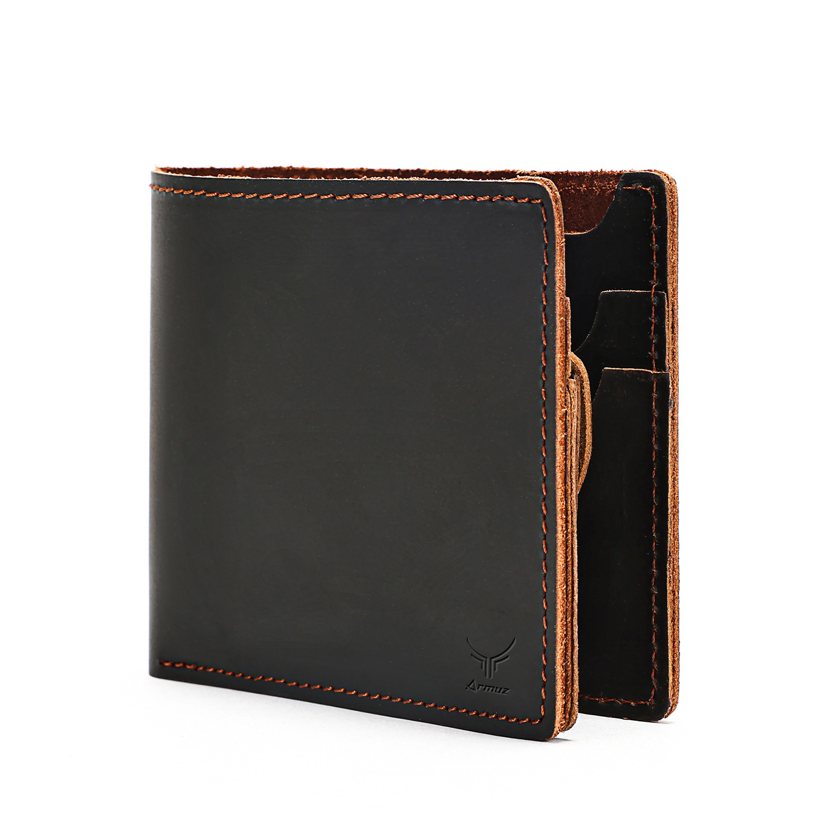 BILLETERA DE CUERO VACUNO ESTILO RETRO SLIM 1252 - 1