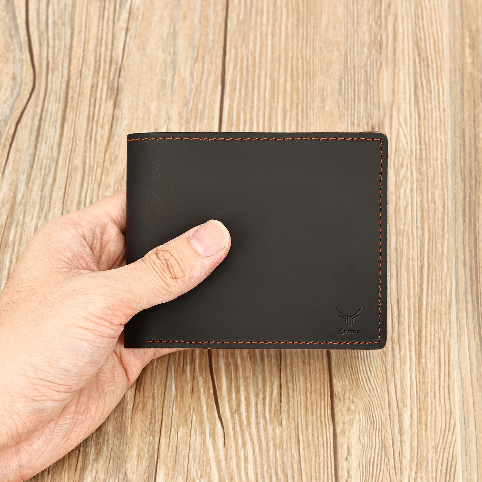 BILLETERA DE CUERO VACUNO ESTILO RETRO SLIM 1252 - 6
