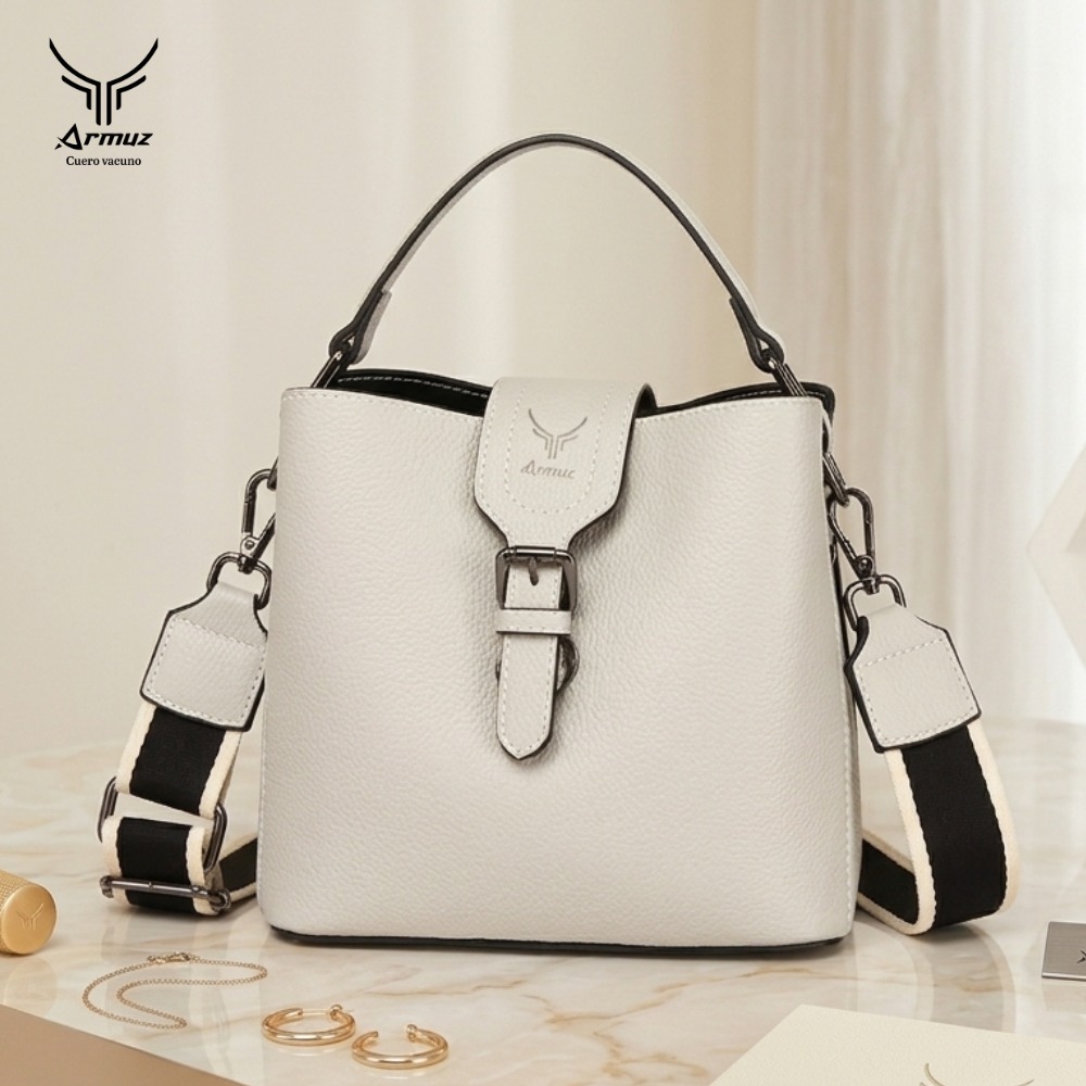 CARTERA DE CUERO VACUNO DE DISEÑO MODERNO -6021- - 2