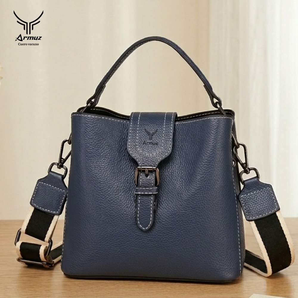 CARTERA DE CUERO VACUNO DE DISEÑO MODERNO -6021- - 9