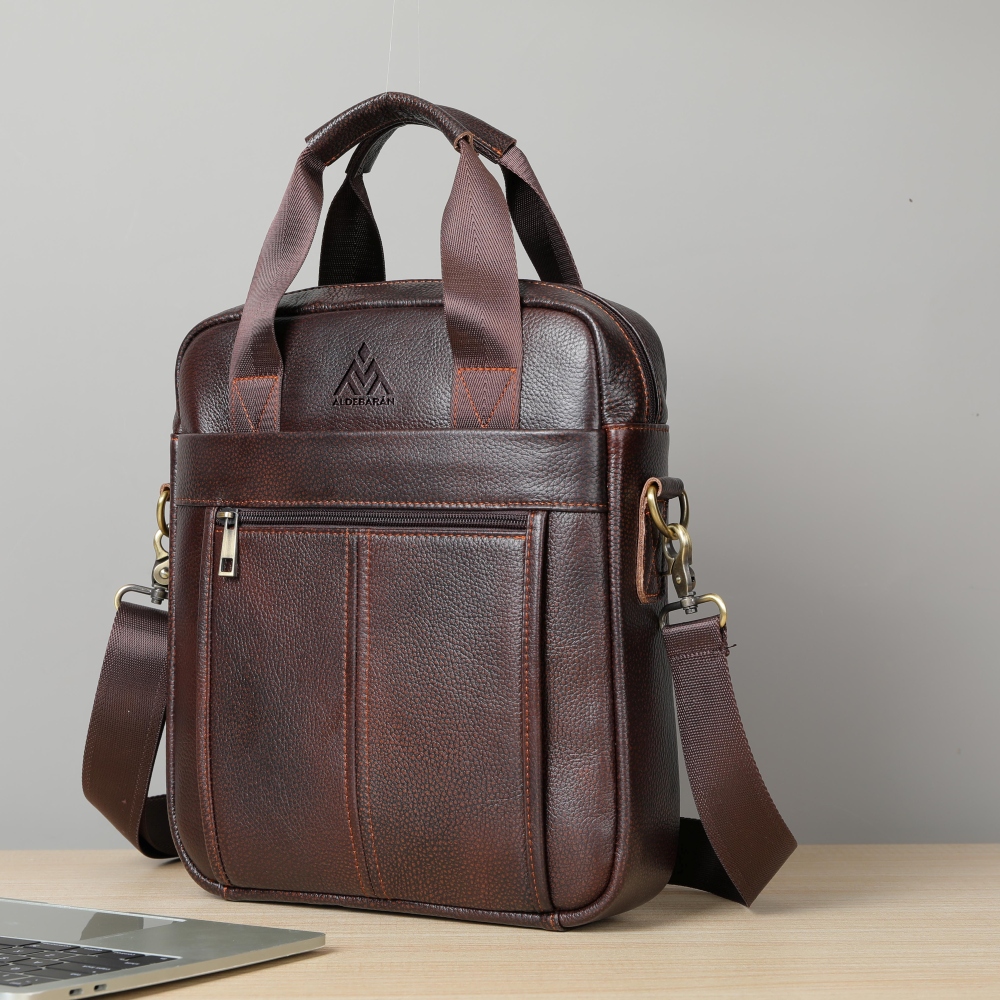 MORRAL DE CUERO VACUNO ALDEBARÁN 8577 - 8